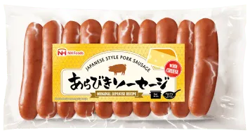 NH Foods UK 치즈 풍미 일본식 아라비키 포크 소시지 패키지 - Japanese Style Pork Sausage with Cheese